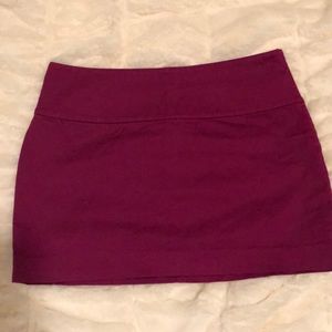 Express burgundy skirt, size 8